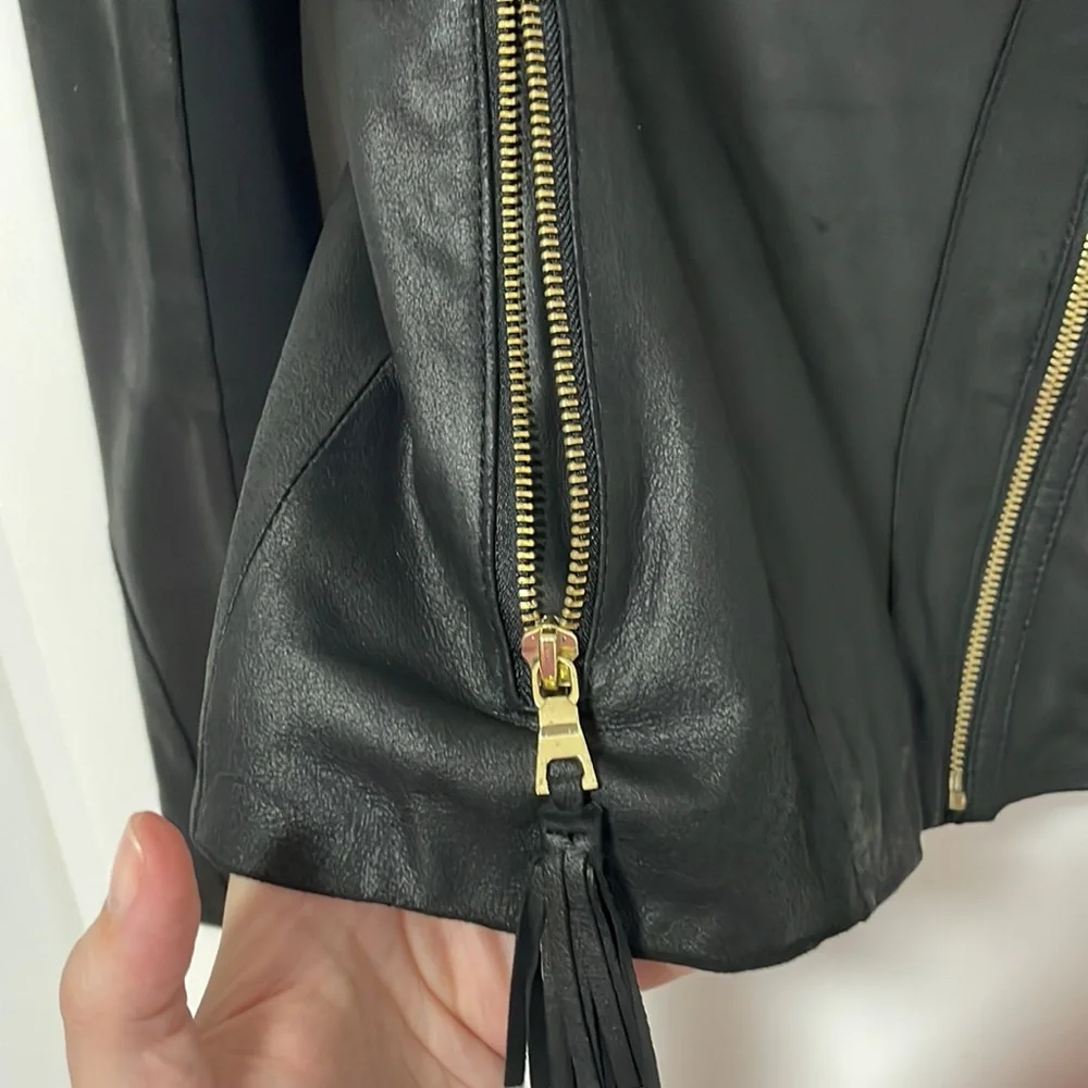 Via Spiga Leather Blazer - s - Picture 4 of 9